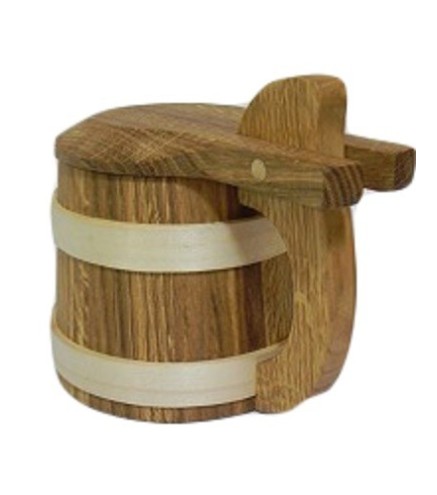 Oak Wooden Beer Mug with Lid 0.5L | Wooden World