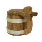 Oak Wooden Beer Mug with Lid 0.5L | Wooden World