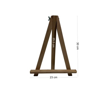 Wooden Easel 30 cm – Foldable Display Stand for Photos, Menus, Cards and Decorative Boards