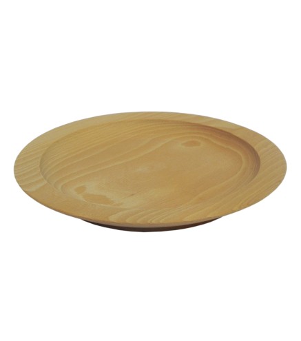 Large Oiled Wooden Plate 30cm | Wooden World