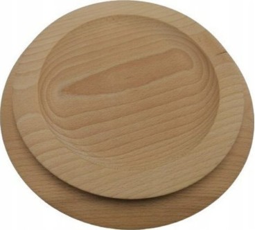 Set of 2 Wooden Plates 25 cm & 30 cm | Wooden World