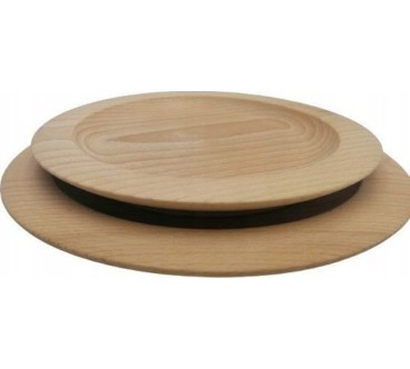 Set of 2 Wooden Plates 25 cm & 30 cm | Wooden World