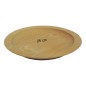 Wooden World Set of 2 Wooden Plates 25 cm & 30 cm Natural Eco Style Dinner & Serving Plates