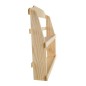 Wooden World Pine Wood 2-Tier Wall Spice Rack – Lightweight Kitchen Shelf Organiser for Spice Jars & Small Items