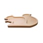 Wooden World Beech Wood Squirrel Snack Serving Tray with 2 Compartments for Nuts and Sweets Wooden World Beech Wood Squirrel Snack Serving Tray with 2 Compartments for Nuts and Sweets