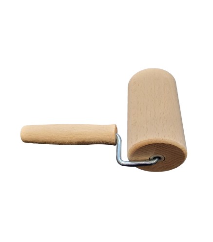 Beech Wood Pastry Roller with Handle 10 cm | Wooden World