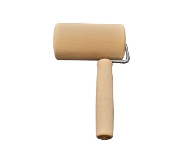 Beech Wood Pastry Roller with Handle 10 cm | Wooden World