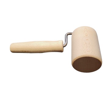 Beech Wood Pastry Roller with Handle 7cm | Wooden World
