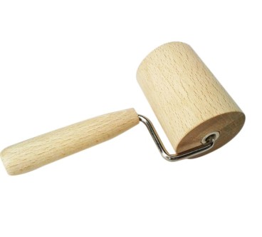 Beech Wood Pastry Roller with Handle 7cm | Wooden World