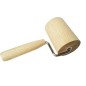 Beech Wood Pastry Roller with Handle 7cm | Wooden World