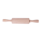 Wooden World Mini Beech Wood Rolling Pin with Two Handles 23cm Small Pastry Roller for Baking Dough and Crafting