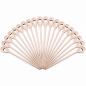 Wooden World Set of 20 Beech Wood Cooking Spoons with Heart Cut-Out 30cm – Wooden Kitchen Utensils for Cooking and Serving