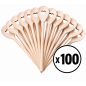 100 Beech Wooden Spoons with Hearts 30cm | Wooden World