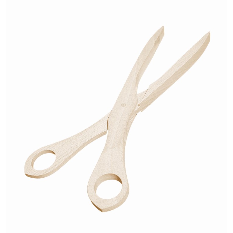 Wooden World Beech Wood BBQ Scissor Tongs 28cm – Wooden Grill & Cooking Tongs for Turning and Serving Food Wooden World Beech Wood BBQ Scissor Tongs 28cm – Wooden Grill & Cooking Tongs for Turning and Serving Food