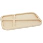 Beech Wood 4-Compartment Snack Tray | Wooden World