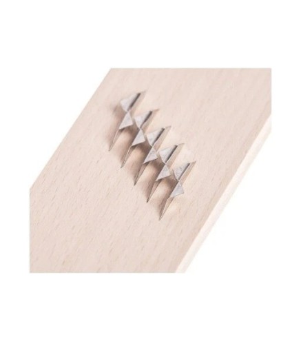 Wooden World Small Beech Wood Onion Grater with Metal Teeth 24cm – Compact Manual Kitchen Tool