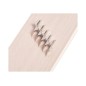 Wooden World Small Beech Wood Onion Grater with Metal Teeth 24cm – Compact Manual Kitchen Tool