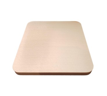Square Beech Wood Serving Tray 19cm | Wooden World