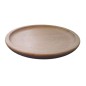 Wooden World 18cm Round Beech Wood Serving Tray – Unfinished Wooden Plate with Rounded Edges for Snacks & Decor