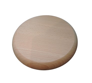 18cm Round Beech Wood Serving Tray | Wooden World