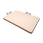 Wooden World Unfinished Beech Wood Board 28 x 18 cm - Rectangular Chopping Board for Kitchen, Serving & DIY