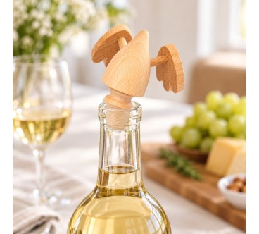 Duck Wine Bottle Stopper in Beech Wood | Wooden World