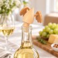 Wooden World Duck-Shaped Wine Bottle Stopper 8cm - Beech Wood Bottle Plug with Plastic Tip Wooden World Duck-Shaped Wine Bottle Stopper 8cm - Beech Wood Bottle Plug with Plastic Tip