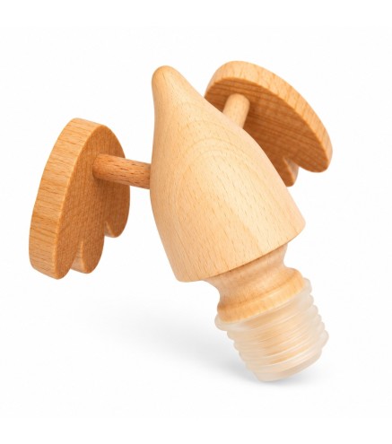 Duck Wine Bottle Stopper in Beech Wood | Wooden World