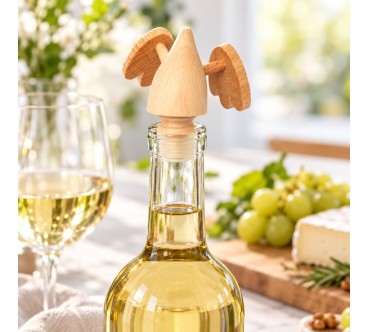 Duck Wine Bottle Stopper in Beech Wood | Wooden World