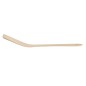 Wooden World - Curved Beech Wood Spatula 27 cm, 5 cm Wide Angled Wooden Turner
