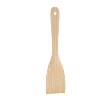 Curved Beech Wood Spatula 27 cm | Wooden World