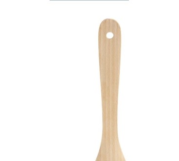 Curved Beech Wood Spatula 27 cm | Wooden World
