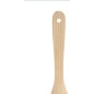Wooden World - Curved Beech Wood Spatula 27 cm, 5 cm Wide Angled Wooden Turner