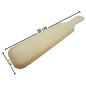 Wooden World Beech Wood Pancake Spatula 30 cm – Flat Wooden Crepe Turner with Rounded Tip Wooden World Beech Wood Pancake Spatula 30 cm – Flat Wooden Crepe Turner with Rounded Tip