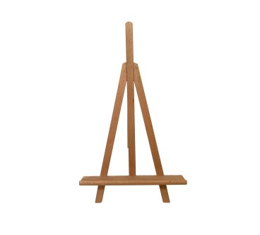 Wooden World Wooden Table Easel 45 cm – Folding Stand for Painting and Display