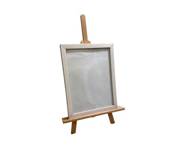 Wooden World Wooden Table Easel 45 cm – Folding Stand for Painting and Display