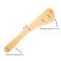 Wooden World - French-Style Thin Beech Wood Spatula 27 cm | Flat Wooden Cooking Turner