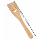Wooden World - Beech Wood Smiling Lady Spatula 28cm Funny Face Kitchen Turner