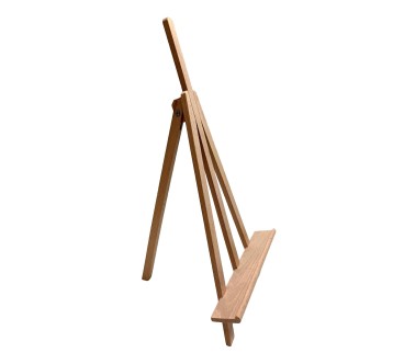 Wooden World Wooden Table Easel 45 cm – Folding Stand for Painting and Display