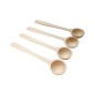 Set of 4 Beech Wood Spoons 14 cm | Wooden World