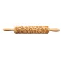 Christmas Engraved Rolling Pin 44 cm | Wooden World