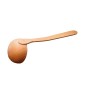Wooden World - Oiled Beech Wood Ladle 32 cm, Deep Soup & Sauce Serving Ladle with 9.5 cm Bowl
