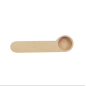 Wooden World - Beech Wood Coffee Scoop 18 cm, Natural Wooden Spoon for Ground Coffee, Tea, Sugar & Spices