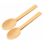 Set of 2 Beech Wood Kitchen Spoons 19 cm | Wooden World