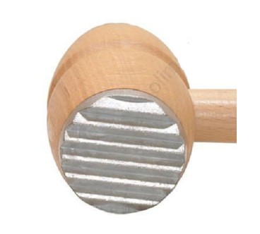 Wooden Meat Mallet with Metal Ends | Wooden World