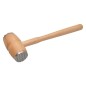 Wooden Meat Mallet with Metal Ends | Wooden World