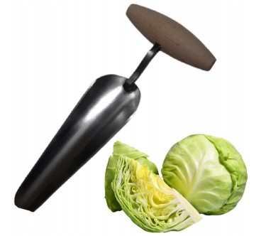 Cabbage Corer & Herb Cutter with T-Handle | Wooden World