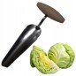 Wooden World - Cabbage Corer & Herb Cutter with T-Shaped Handle, Manual Vegetable Core Remover