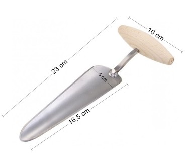 Wooden World - Cabbage Corer & Herb Cutter with T-Shaped Handle, Manual Vegetable Core Remover