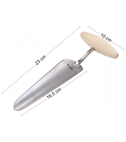 Wooden World - Cabbage Corer & Herb Cutter with T-Shaped Handle, Manual Vegetable Core Remover